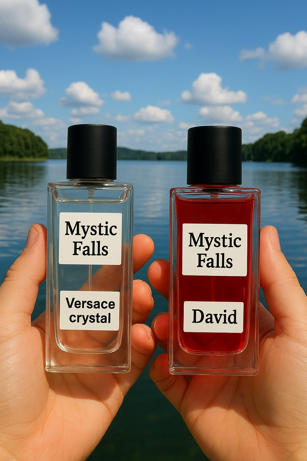 DEVID & Versace Crystal Perfumes 2in One Sell 50%Discount 😍